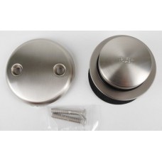 Bathtub Tub Replacement Drain Trim kit - Satin Nickel Finish  Tip Toe Type  By Plumb USA - B002HEMC44